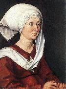 Albrecht Durer Portrait of Barbara Durer oil painting